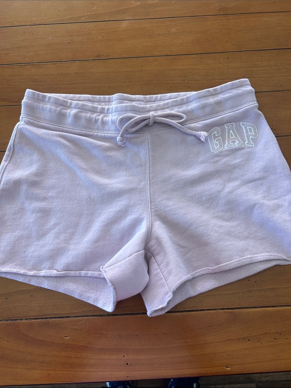 Gap Light Lavender Athletic Fleece Shorts Medium Cozy Lounge Activewear